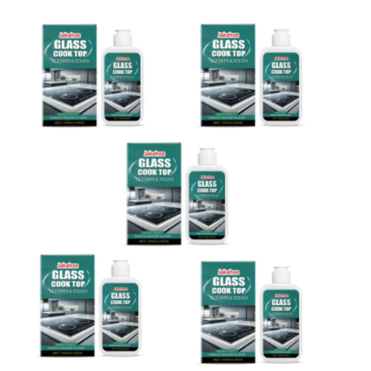 100/300/500g Glass Cooktop Cleaning Polish: Deeply removes stubborn stains from the stove, repairs scratches, and restores shine