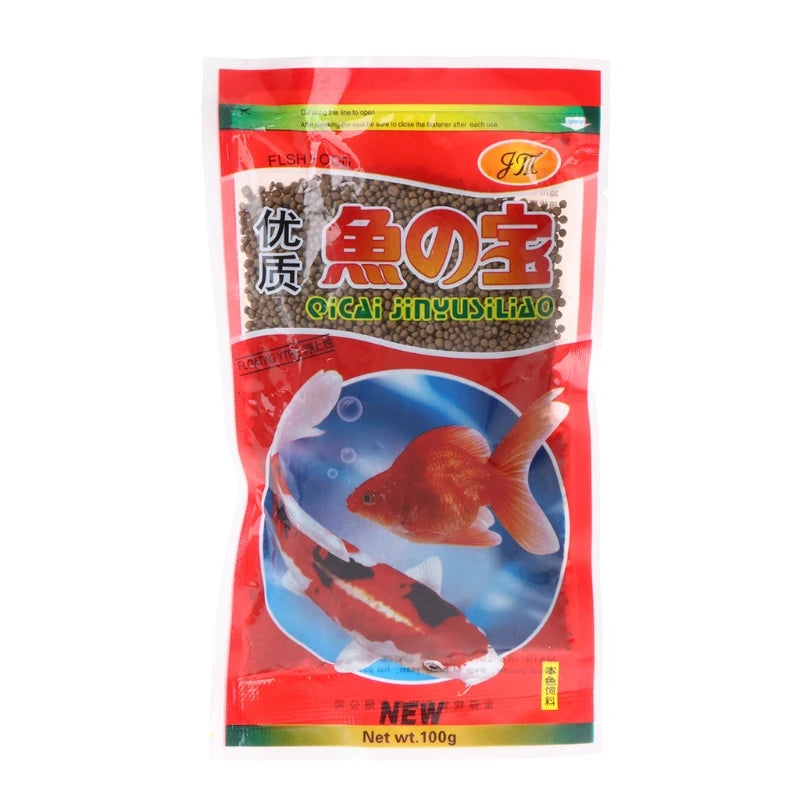 Yu Zhi Bao High-Quality Goldfish Food 100g - Nutritious Fish Feed for Goldfish & Koi, New Packaging Aquarium Fish Supplies