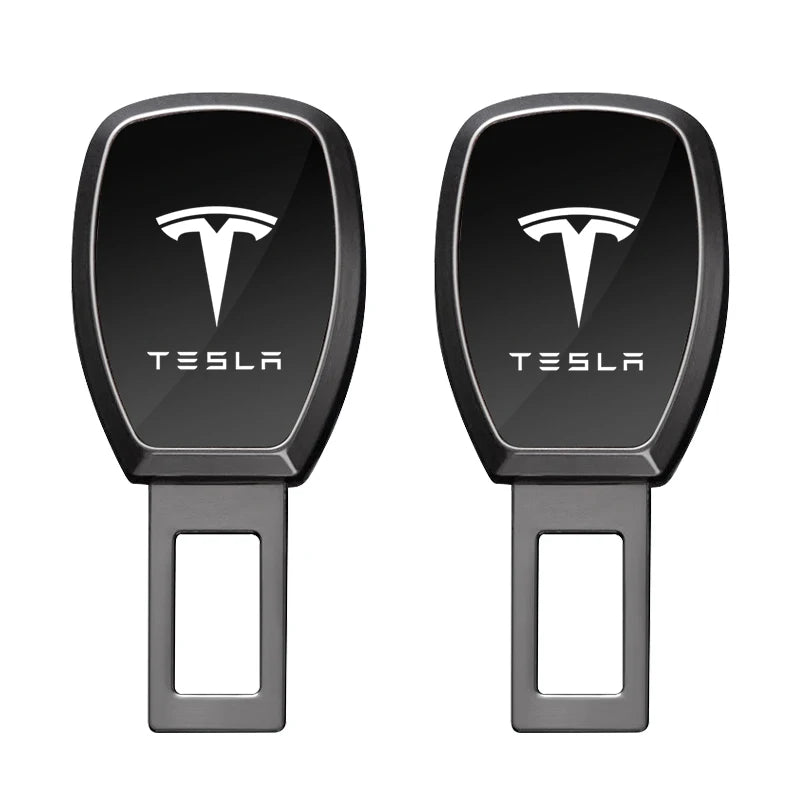 1/2PCS Car safety seat belt buckle clip car accessories For Tesla model 3 model X Y style Roadster Car styling