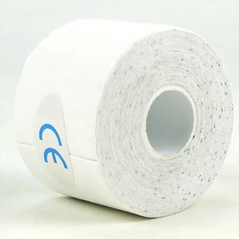 5 roll  Kinesiology Sports Tape  Athletic Strapping Gym Tennis Fitness Running Bandage Knee Muscle Pain Relief Knee Pads Care