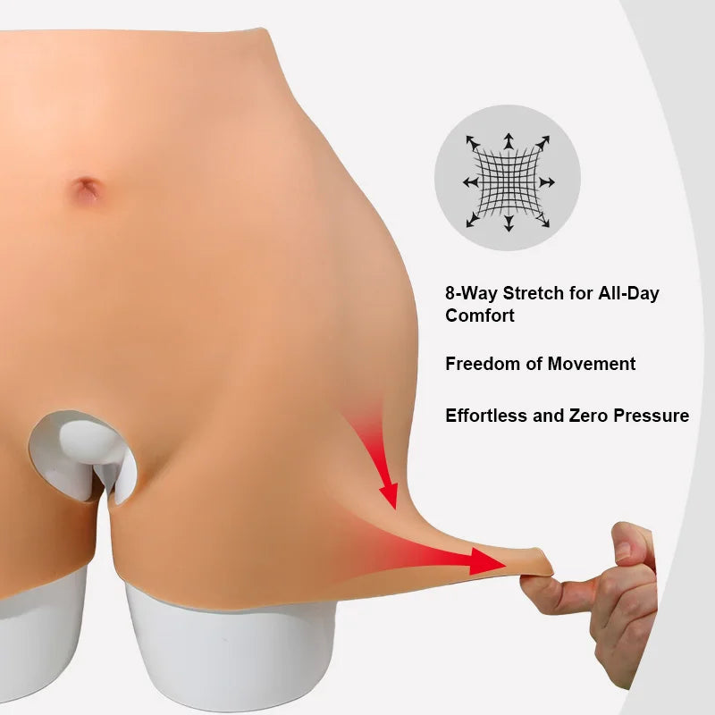 Silicone Fake Big Hips And Buttocks Thickness Pad For Women Realistic Sexy Butt Enhancement Padding Panties Shapewear