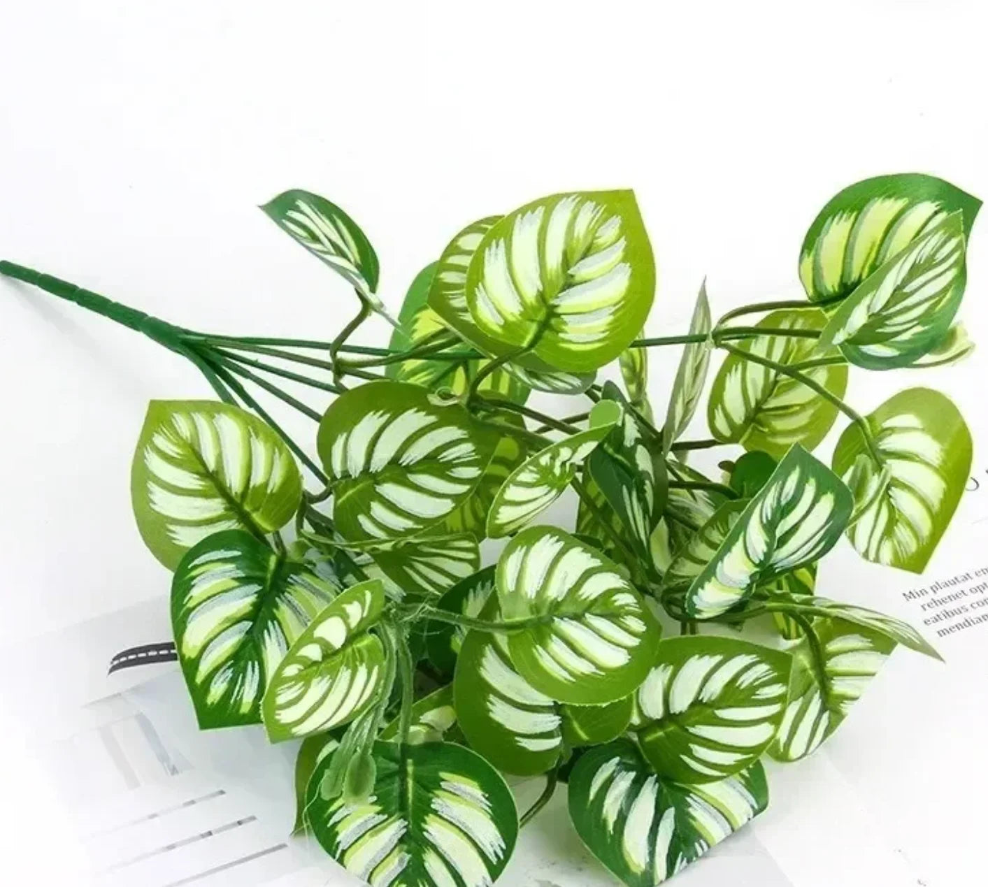 1/3/5pcs Artificial Plant Desktop Decoration Fake Green Plant Accessories Plastic Flowers Outdoor Decoration Wedding