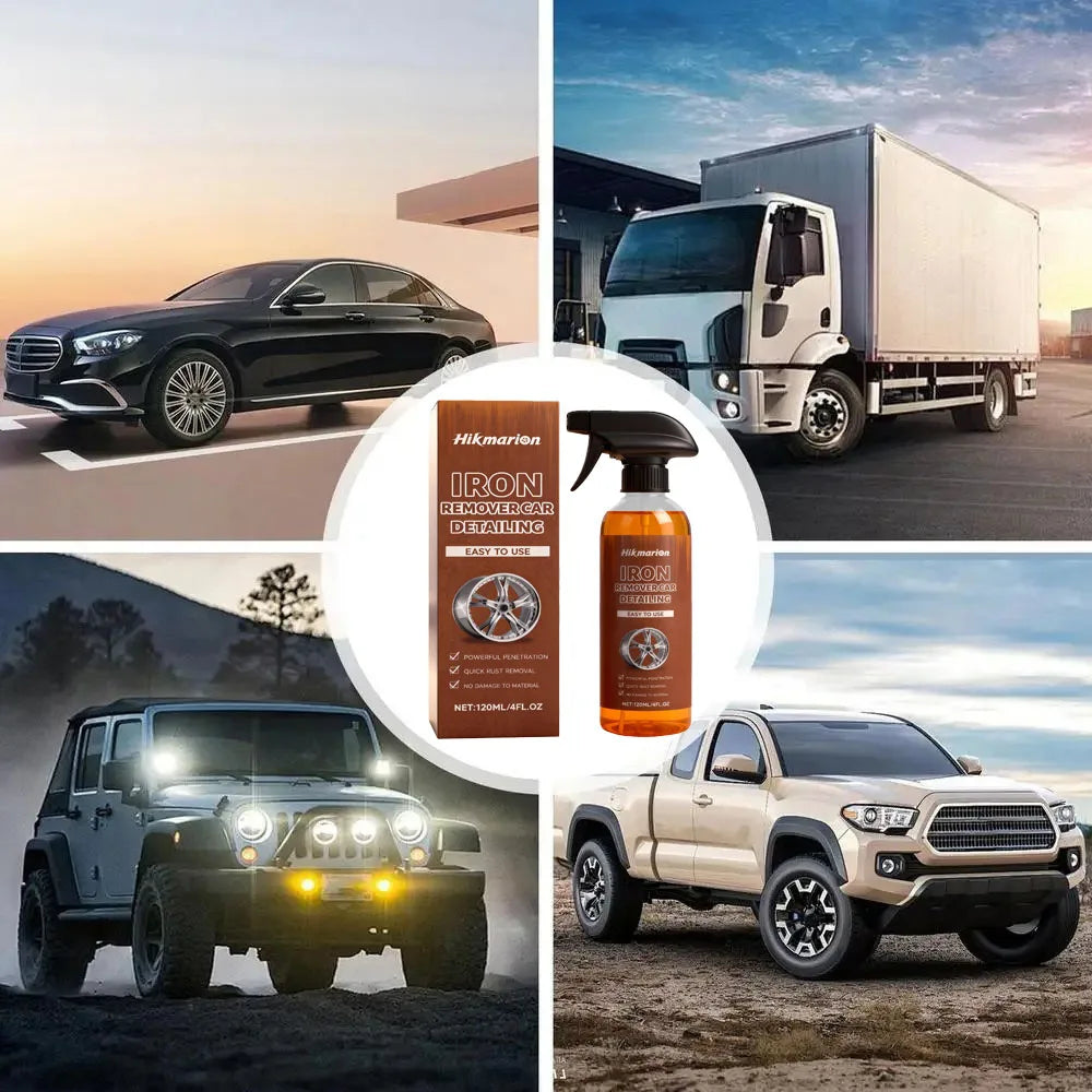Metal Rust Remover & Protective Spray for Auto Parts Wheels Rims Chassis Metal Anti-Rust Repair Fast Acting to Paint Surface