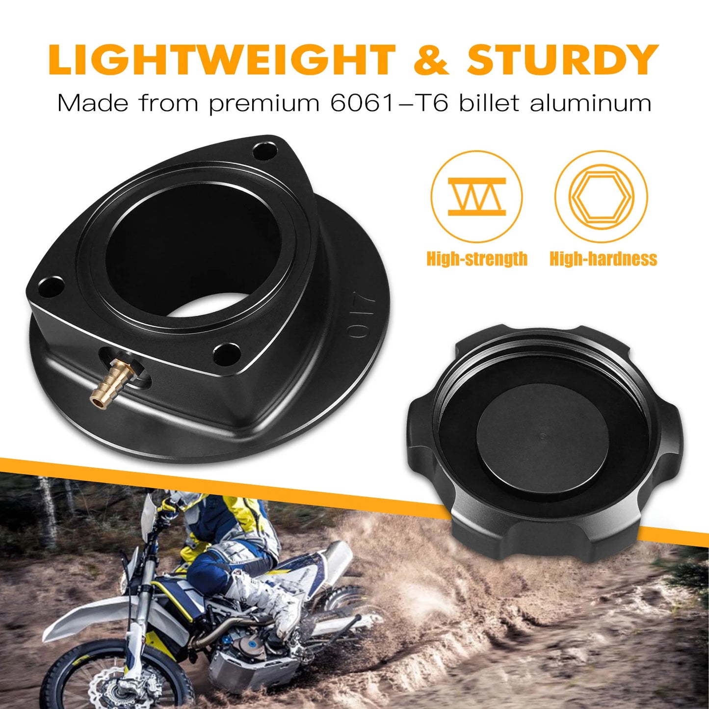NICECNC For Husqvarna 701 SM Supermoto Enduro 2016-2024 Motorcycle Fuel Filler For GasGas 700 Enduro Supermoto 2022-2024