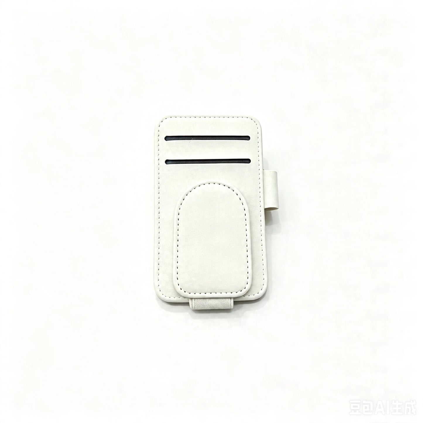 JFBONIN Leather Car Sun Visor Sunglasses Holder with Magnetic Clip Pen And Card Holder Creative Sunshade Storage Case
