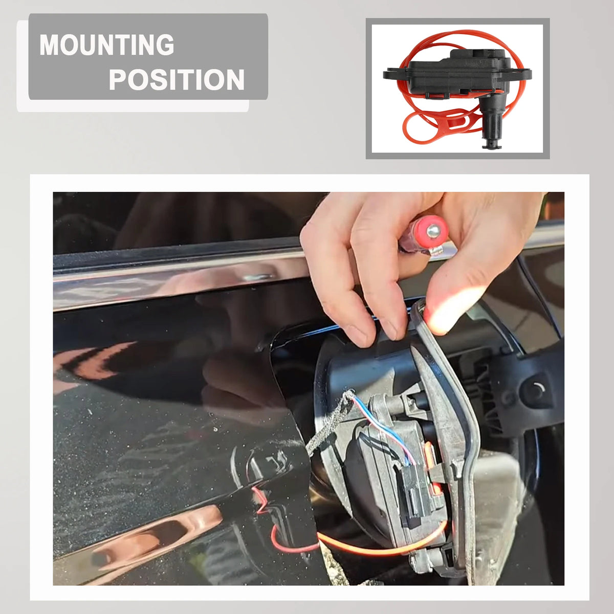 For Seat Ibiza Skoda Scala VW ID.3 Tiguan 2015-2020 2021 2021 2023 2024 Fuel Flap Door Release Lock Actuator Motor 8V0862159A