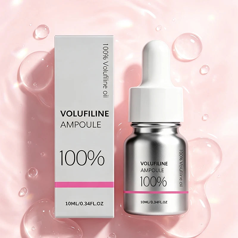 100% Volufiline Ampoule Serum 10ml Plumping Firming Moisturizing Serum Deeply Hydrates Improves Fine Lines Refreshes Non-sticky