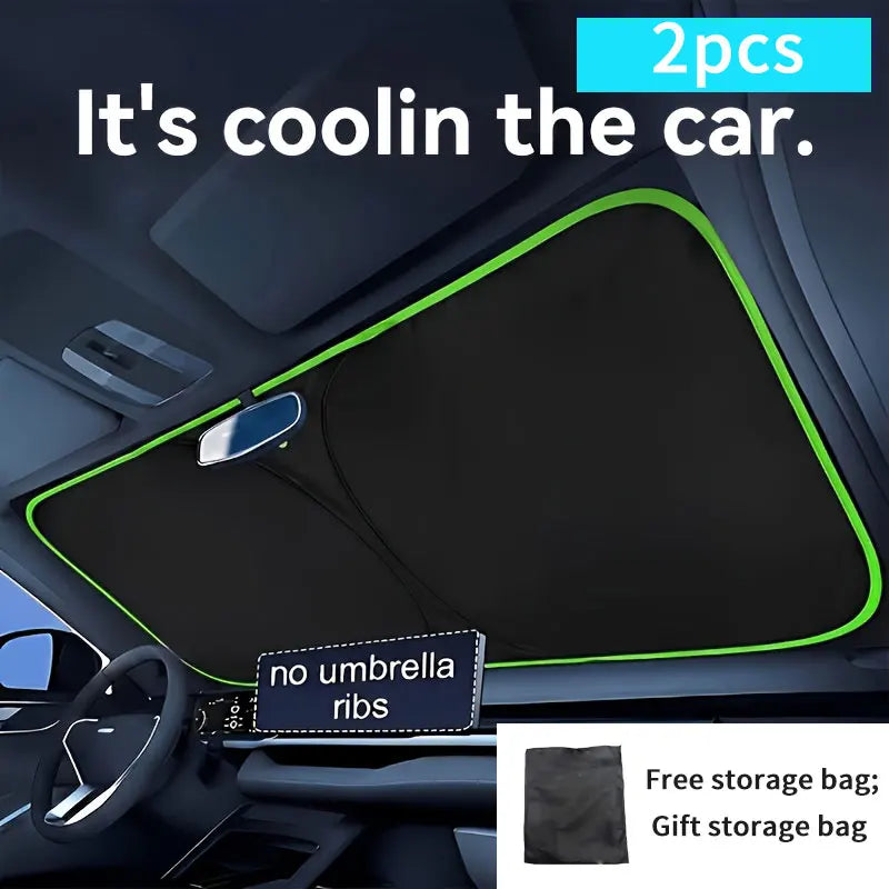 Car front windshield shade, protect the interior of the car, effectively block the sun, suitable for cars, SUVs