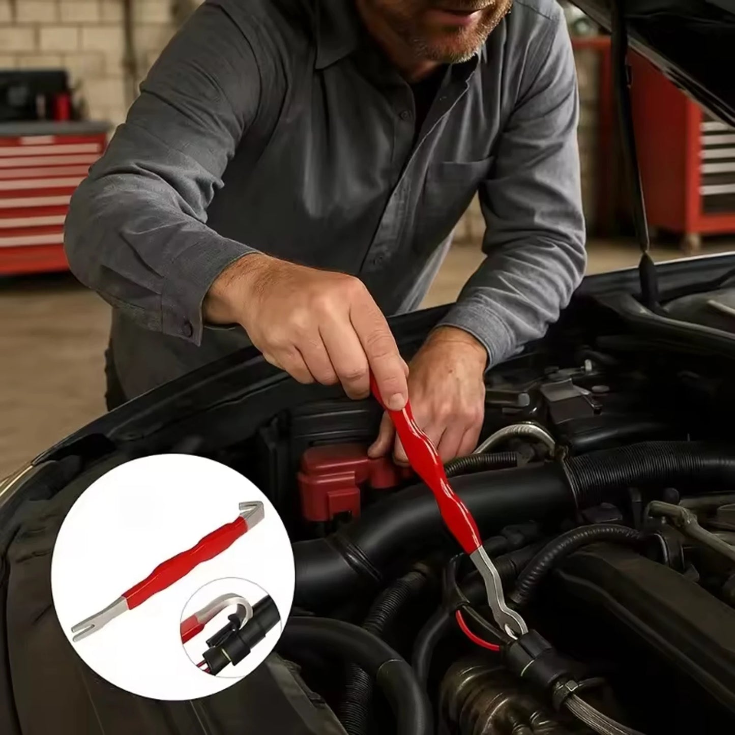 Professional Automotive Electrical Connector Disconnect Tool Dual-Ended Design with Non-Slip Grip for Car Terminal Removal