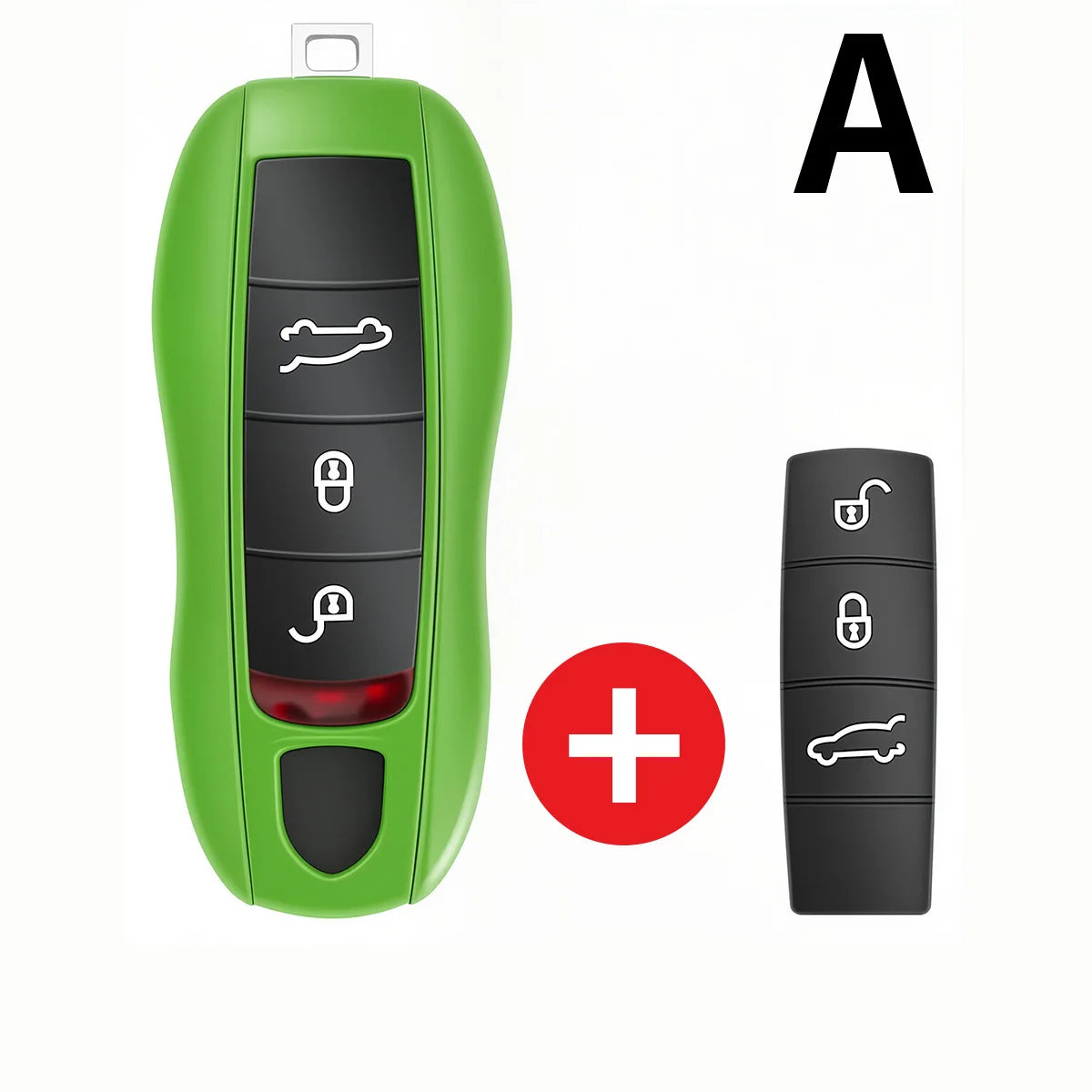 For Porsche Panamera Carrera Macan Boxster Cayman Cayenne Taycan 911 970 981 991 Car Smart Remote Key Case Fob Covers Set Shell