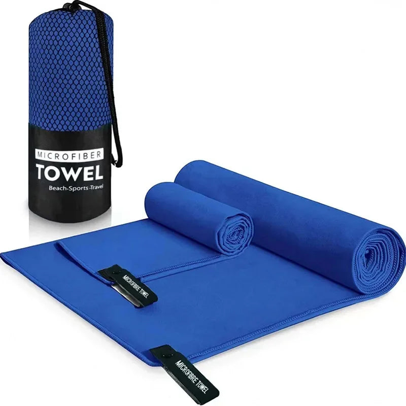 Quick-Drying Sports Towel 40x80/50x110cm Blue Grey Green Orange Swimming Gym Fitness Camping Running Beach Washcloth Towels