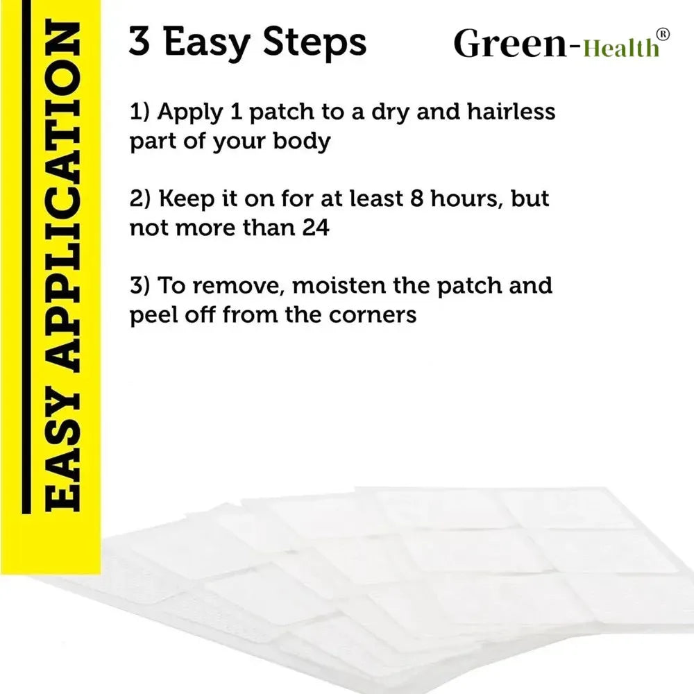 30 Patches Calcium Magnesium Zinc Transdermal Patches with Vitamin D3 High Absorption for Bone Muscle Healthy