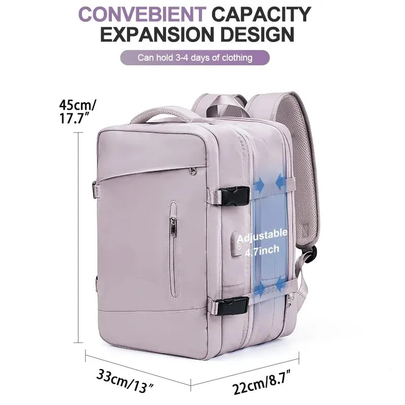 Likros Expandable Travel Laptop Backpack