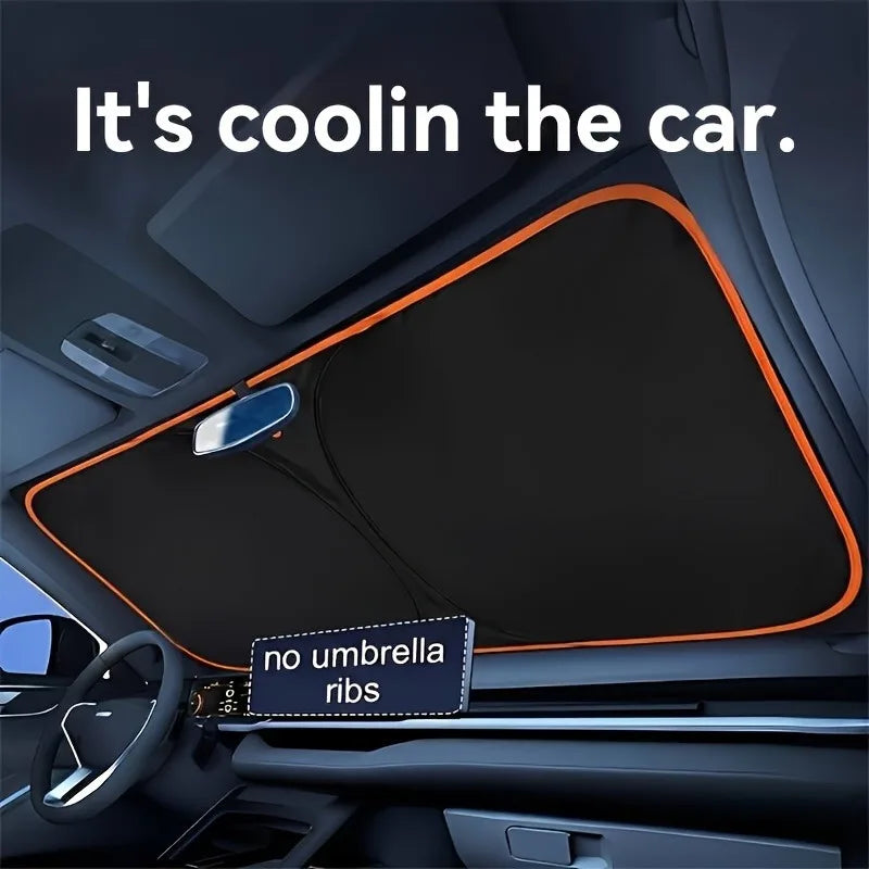 Car front windshield shade, protect the interior of the car, effectively block the sun, suitable for cars, SUVs