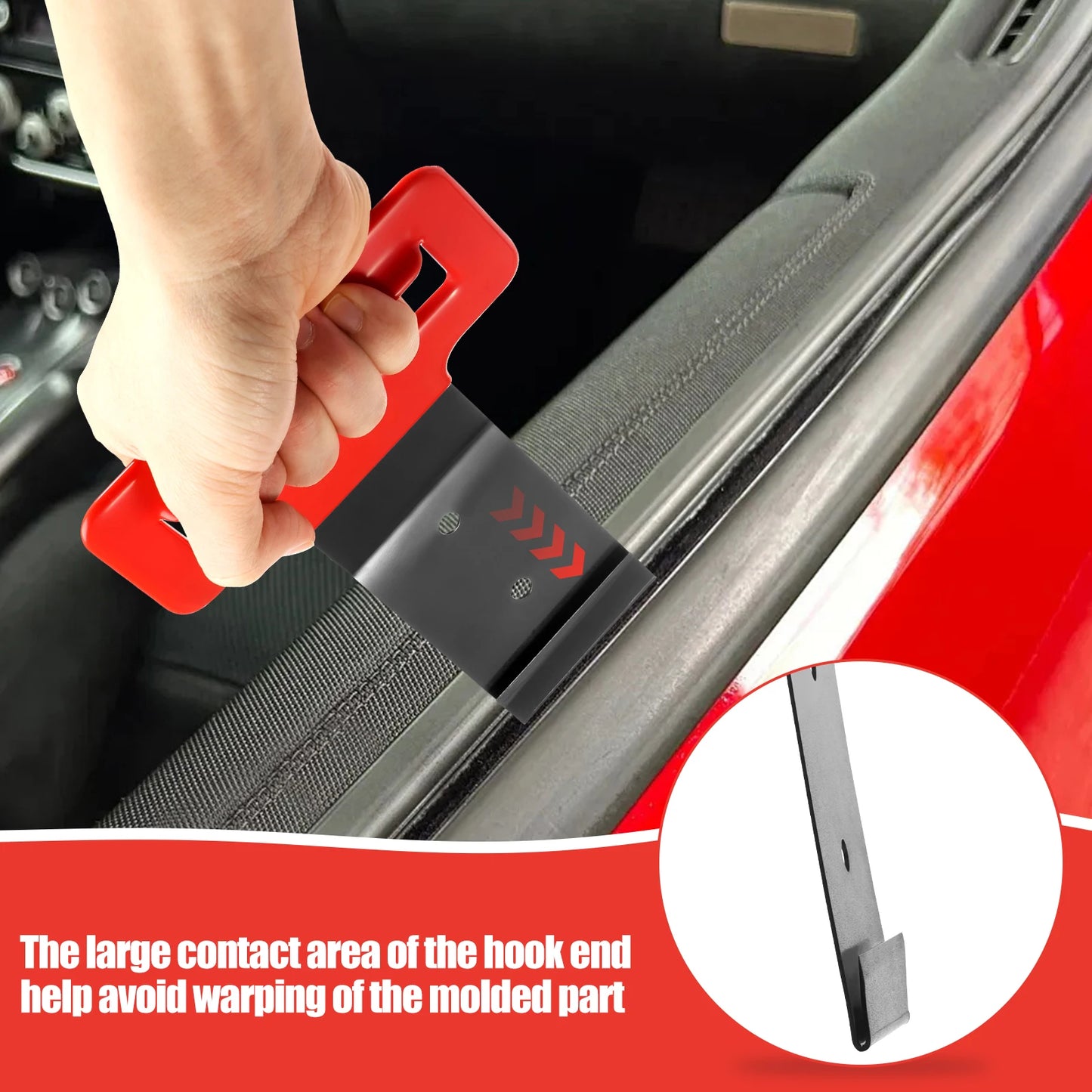 Window Belt Molding Removal Tool Portable Automotive Window Molding Removal Tool with Soft Grip Handle for Automotive Technician