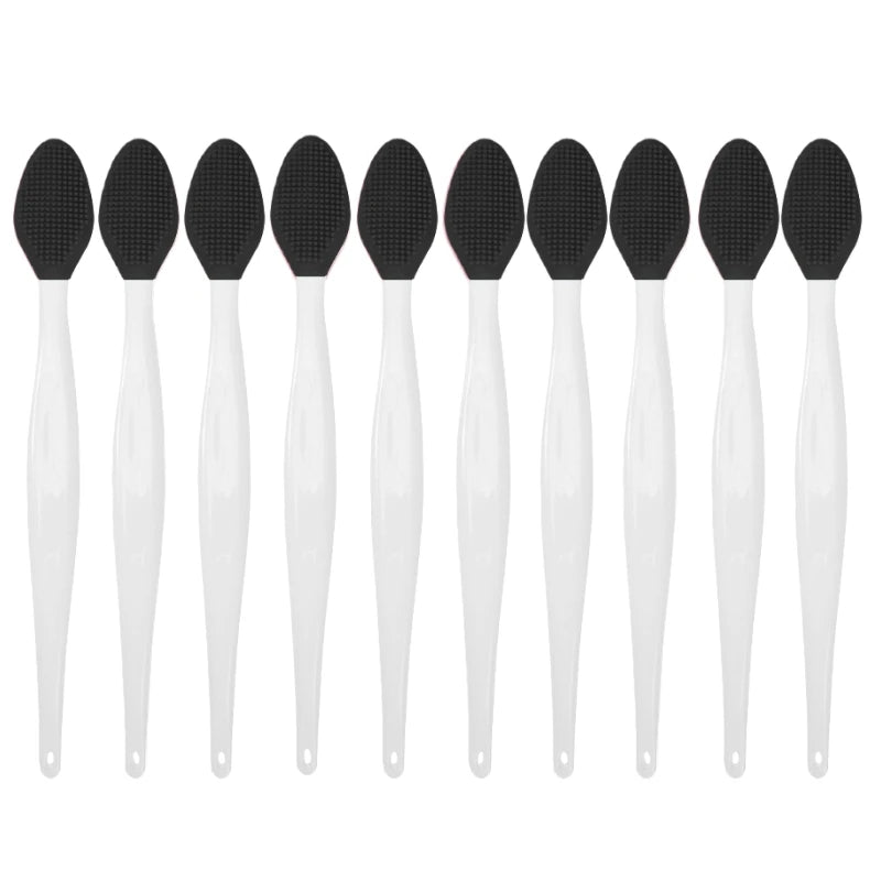 1/5/10Pcs Silicone Nose Cleansing Brush Exfoliating Massage Tools Facial Blackhead Removal Brushes Face Pore Deep Cleaning Wands