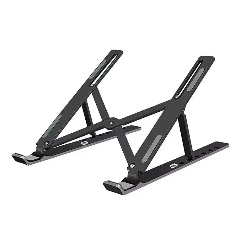 Adjustable Universal Laptop Stand - Non-Slip Foldable Cooling Notebook Holder Base Bracket for Tablet & Phone