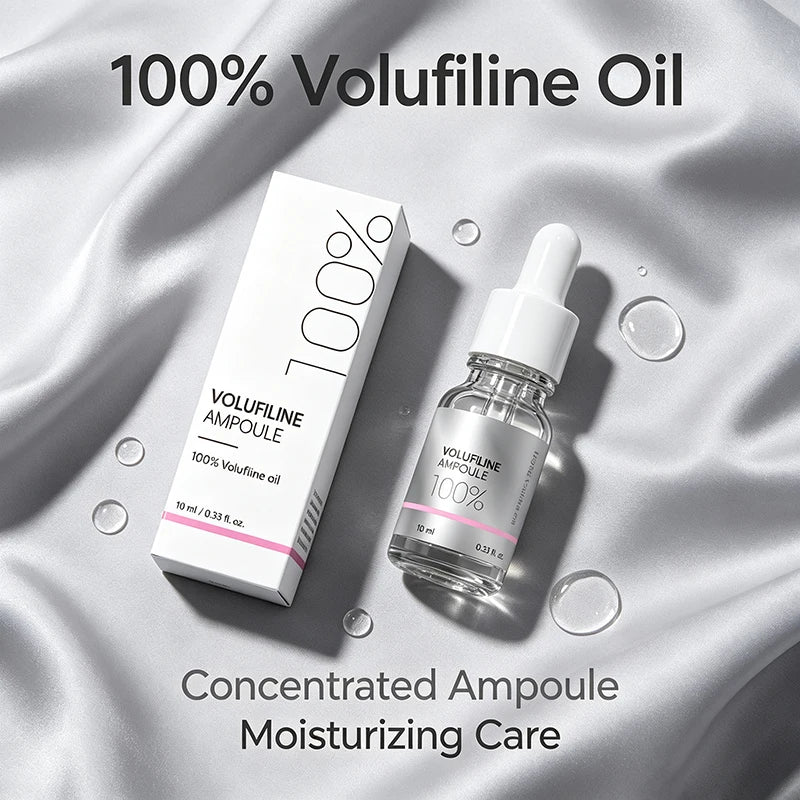 100% Volufiline Ampoule Serum 10ml Plumping Firming Moisturizing Serum Deeply Hydrates Improves Fine Lines Refreshes Non-sticky