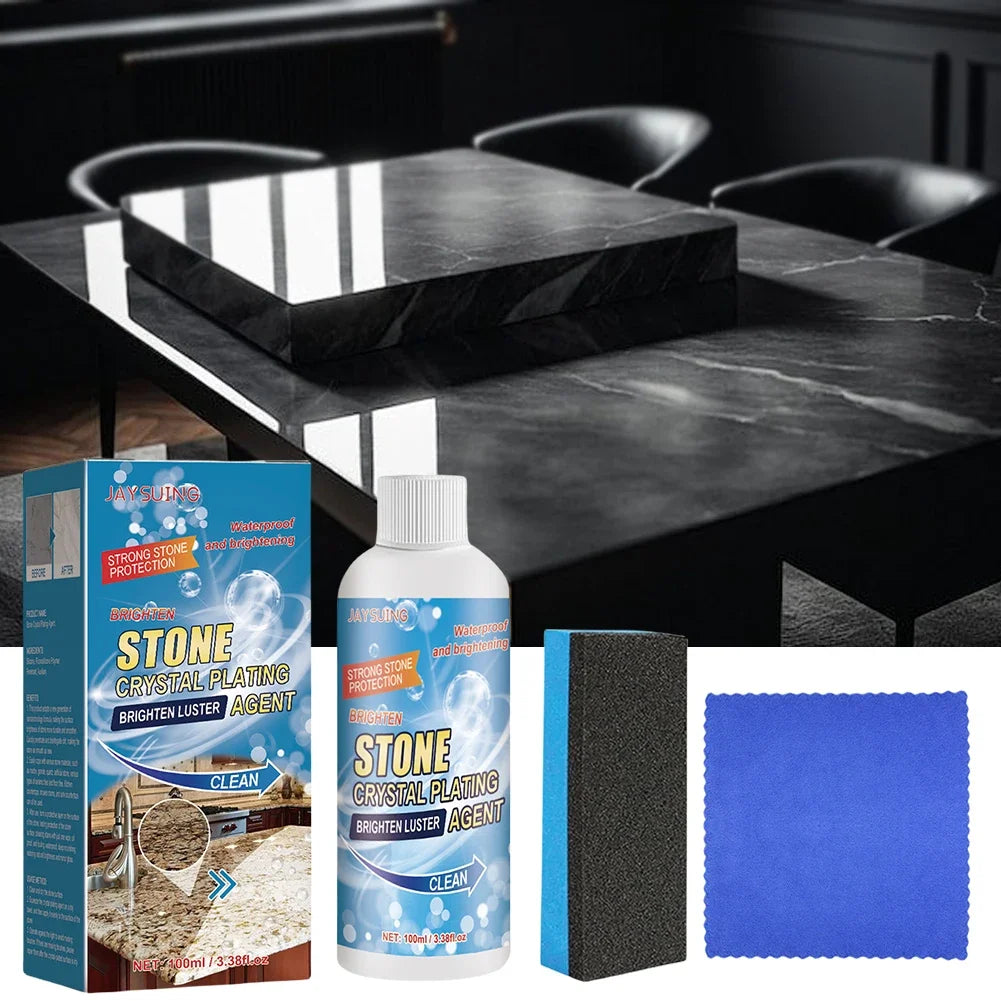 Stone Crystal Plating Agent Stone Crystal Plating Brighten Luster Agent Stone Stain Remover Cleaner Marble Crystal Plating Agent