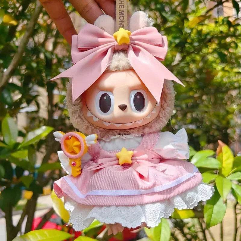 17cm Labubu Hoodie Outfit