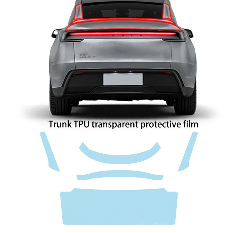 For Tesla ModelY Juniper2025 TPU Transparent Sticker Body Accessories Styling Pre-Cut Paint Protection Film Car Clear Kit Sticke
