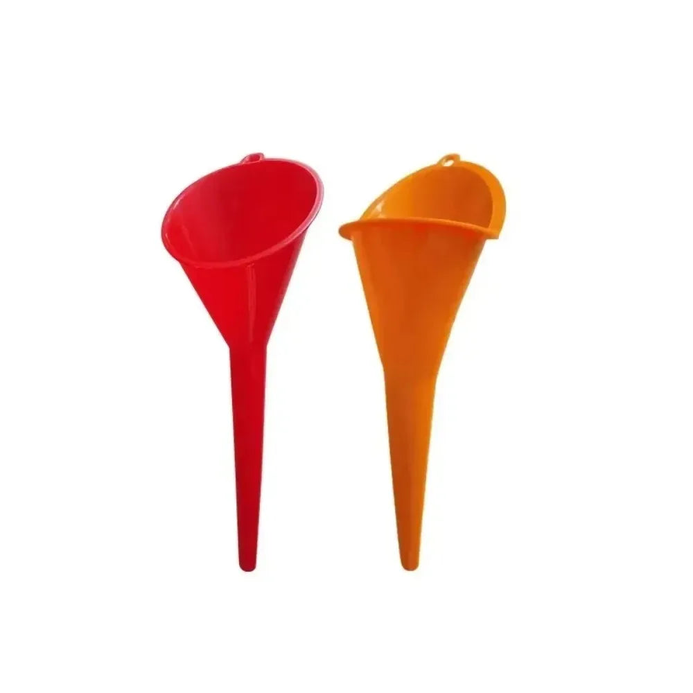 Car Refueling Longer Funnel Anti-splash Plastic Auto Long Mouth Oil Funnels Engine Funnel Motorcycle Refueling Car Accessories