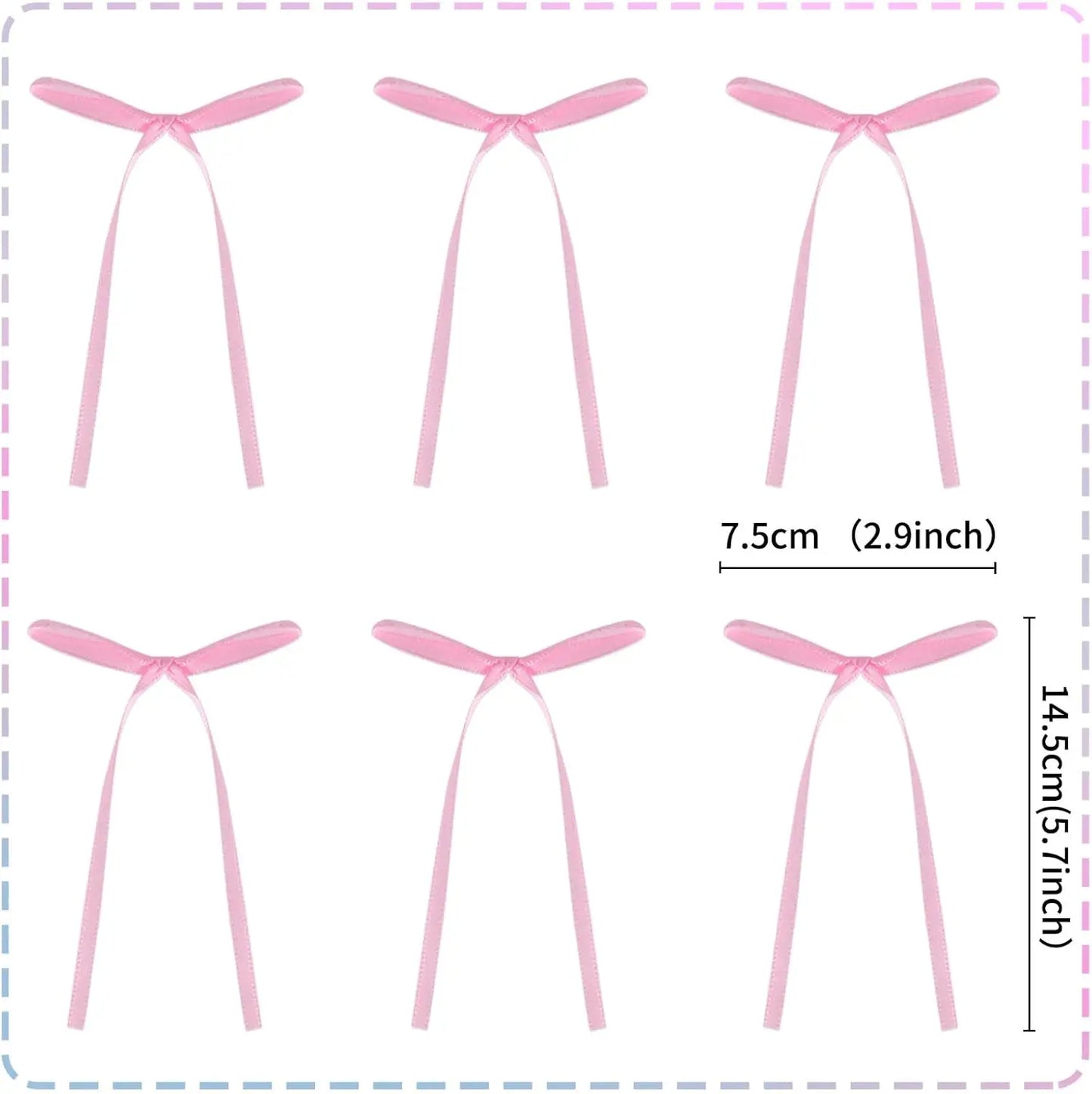 10-50PCS Bow Cake Topper Birthday Bowknot Ribbons Coquette Bow Party Decorations Bridal Cake Dessert Picks Baby Girl Boy