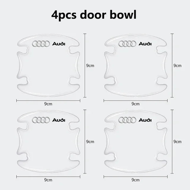 For Audi A4 B5 B6 A3 8P 8V 8L A5 A6 C6 C5 A1 A7 A8 Q2 Q3 TT Car Door Edge Anti Scratch Collision Protection Strip Stickers