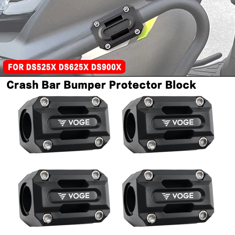 For Loncin Voge DS525X DS900X DSX 525 DSX 900 Voge 500AC 500DS 300DS Motorcycle Engine Guard Bumper Block Crash Bar Protection