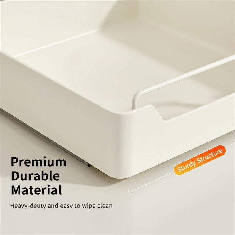 Under Sink Cabinet Pantry Storage Tray Rack Sliding Pull Out Drawer Organizer Space Saving Kitchen Storage Shelf Household Stora
