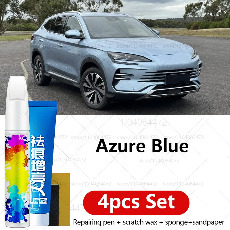 Car Paint Repair Pen For 2023-2025 BYD Sealion 6 Paint Scratch Repair Accessories 4PCS Azure Blue Baltic Black White Stone Grey