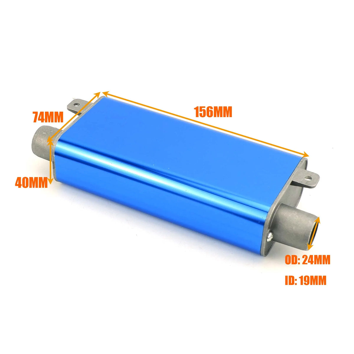 24mm Muffler Noise Reduce S Curved Air Diesel Heater Exhaust Pipe Aluminum Alloy Small Medium Large For Car Truck Camper VAN
