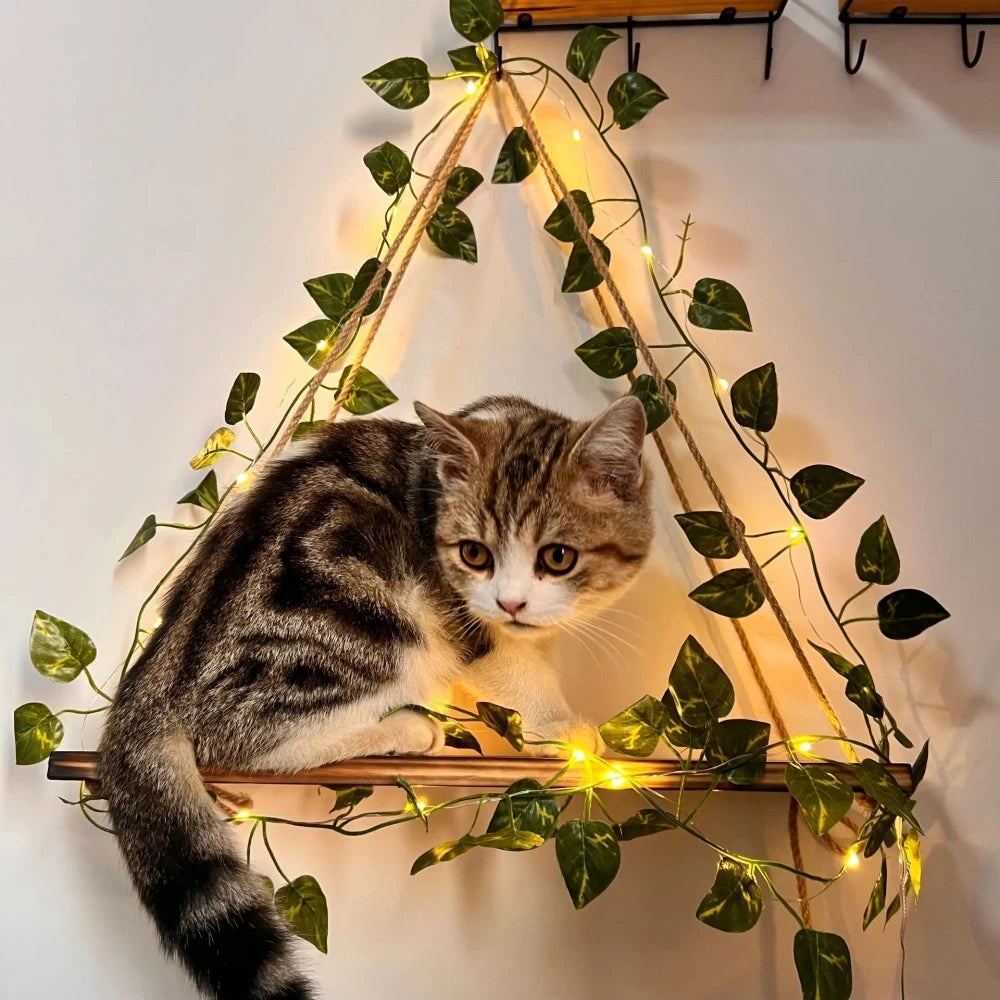 Vine with Fairy Light 20/50/100 LED Pothos String Lights Leaf Lights for Bedroom, Room, Wall, Garden, Party, Wedding Dorm Decor