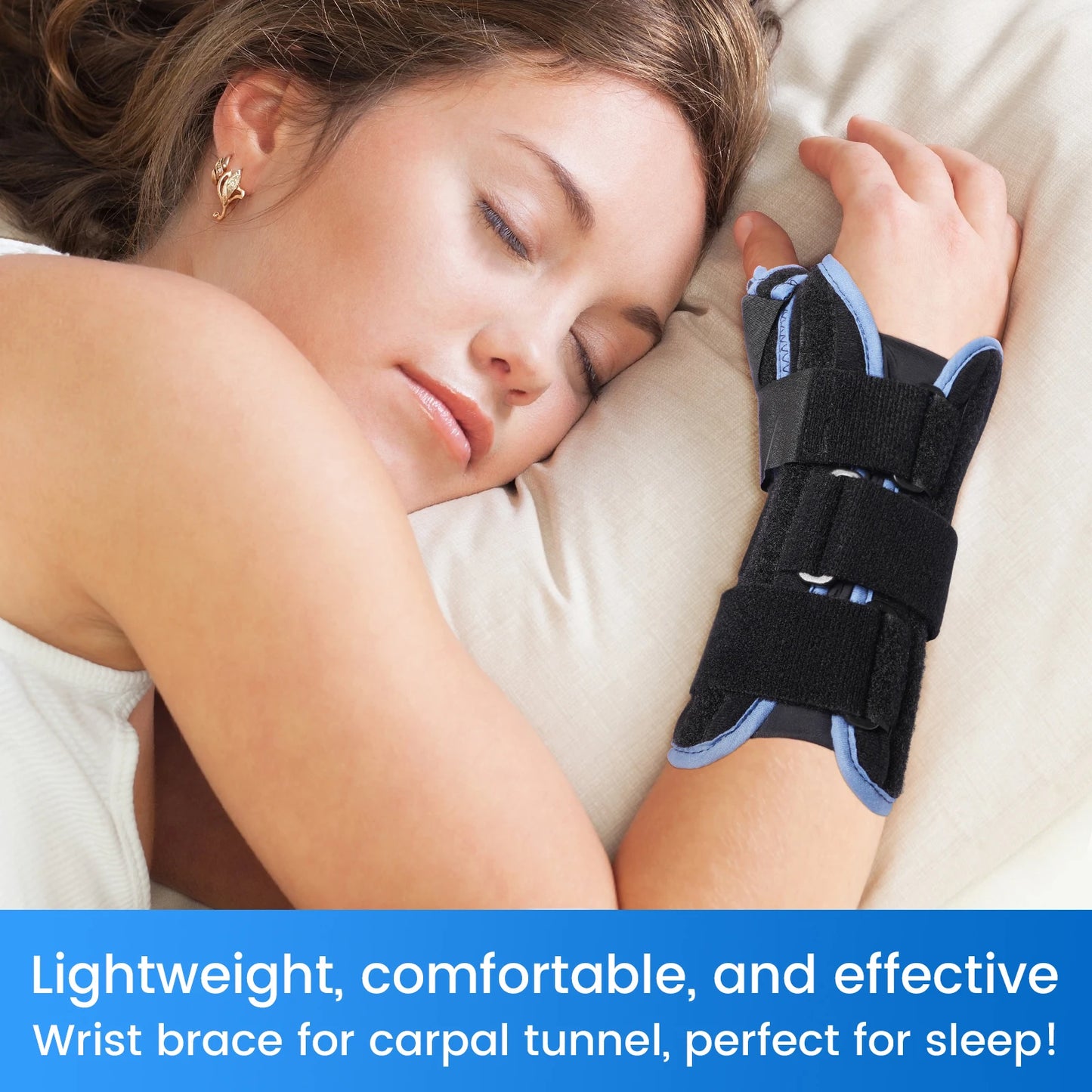 VELPEAU Wrist Splint with Thumb Stabilizer for Tendonitis, De Quervain's Tenosynovitis and Arthritis Pain, Wrist Joint Brace