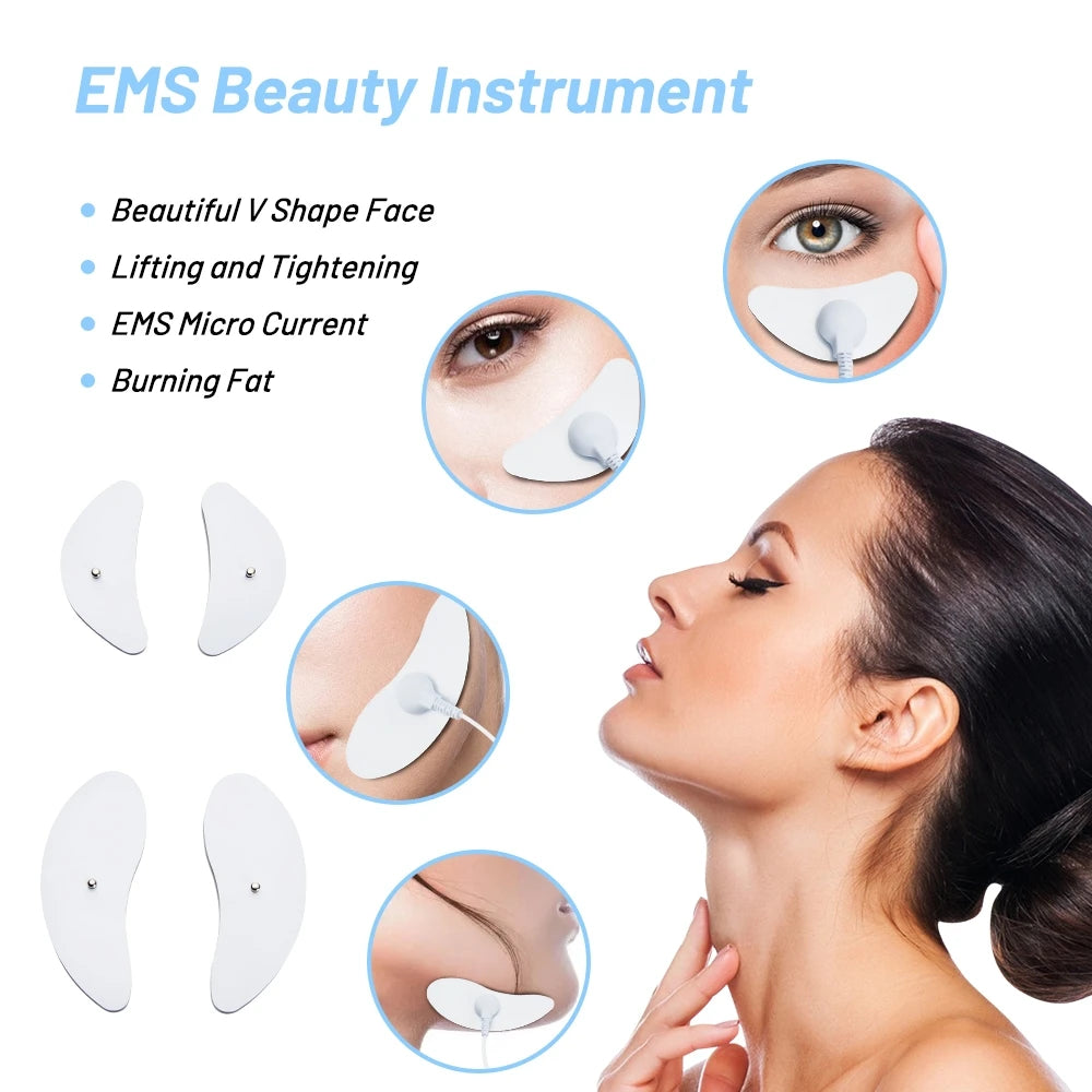 EMS Facial Massage Lifting Firming Anti-Wrinkle Remove Double Chin Microcurrent Massager SPA Skin Care Home Appliance