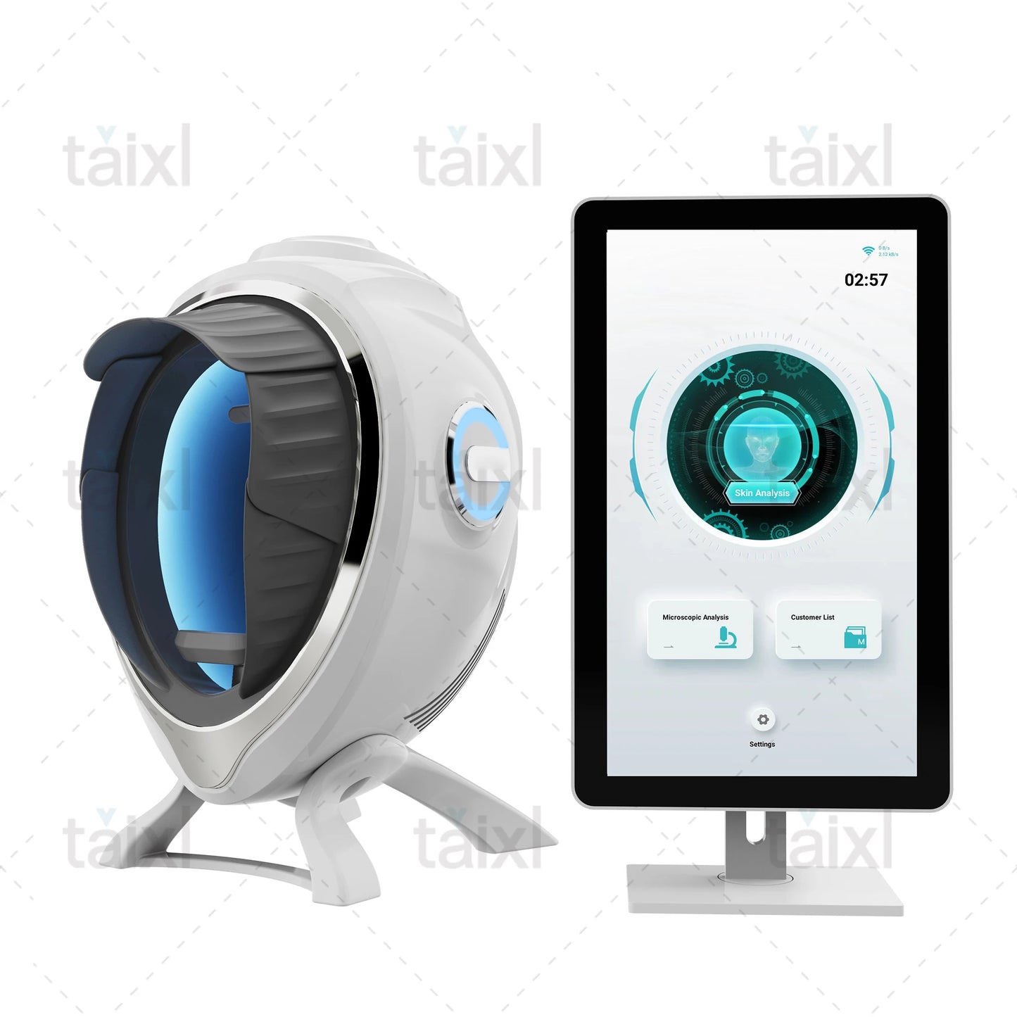 Professional 3D Skin Scanner Magic Mirror Facial Analyzer Portable Face Monitor Skin Care Detector Skin Analysis Machine