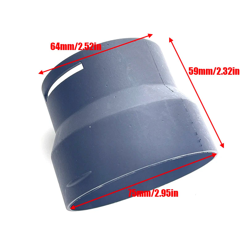 75to60mm 90to75mm 75to60mm Converter  60mm 75mm 90mm Diesel Heater Air Duct Ducting Connector Black For Car Truck VAN Camper