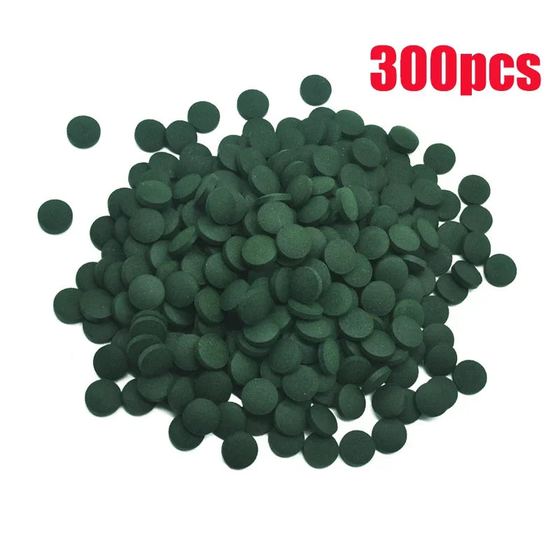 High Purity Spirulina Tablets Spiral Seaweed Enrichment Favorite Pets Food Fish Crystal Red Shrimp Fish Food Aquarium