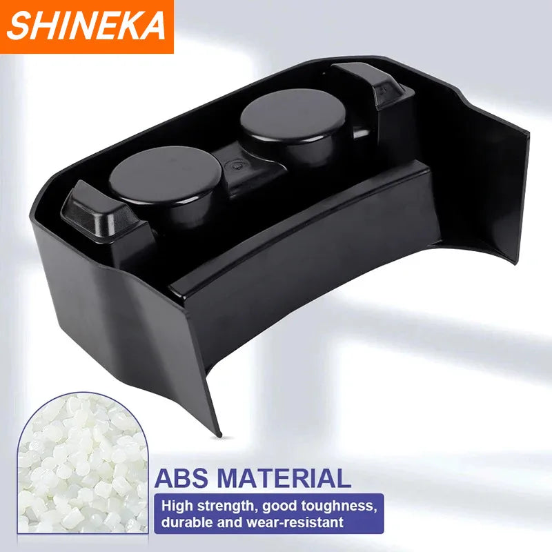 ABS Car Rear Seat Water Cup Holder Mount Storage Box Organizer for Jeep Wrangler JL Gladiator JT 2018-2023 Interior Accessories