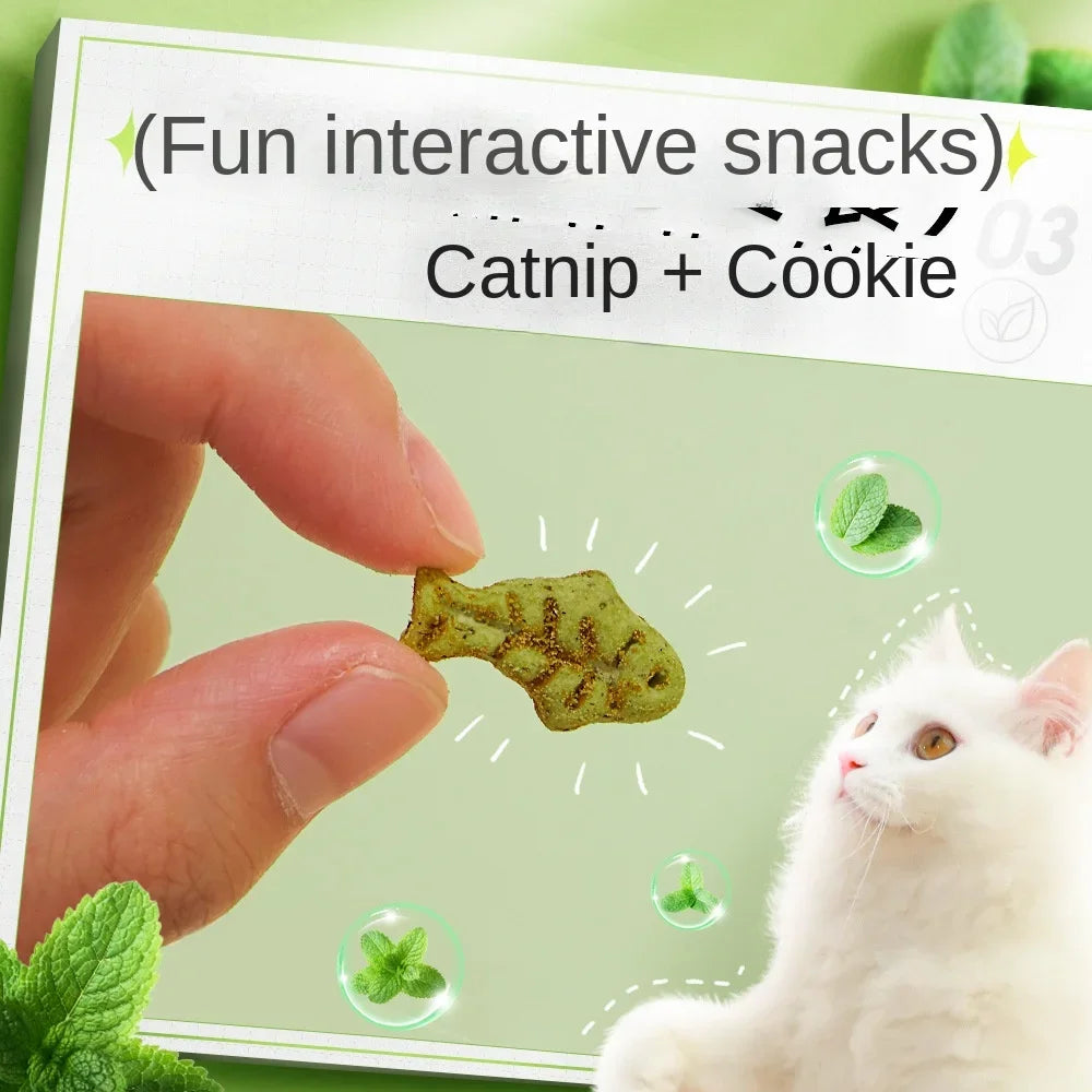 Cat Mint Biscuit Cat Eating Snack Pet Molar Nutrition Fattening Kitten Snack Adult Cat Reward