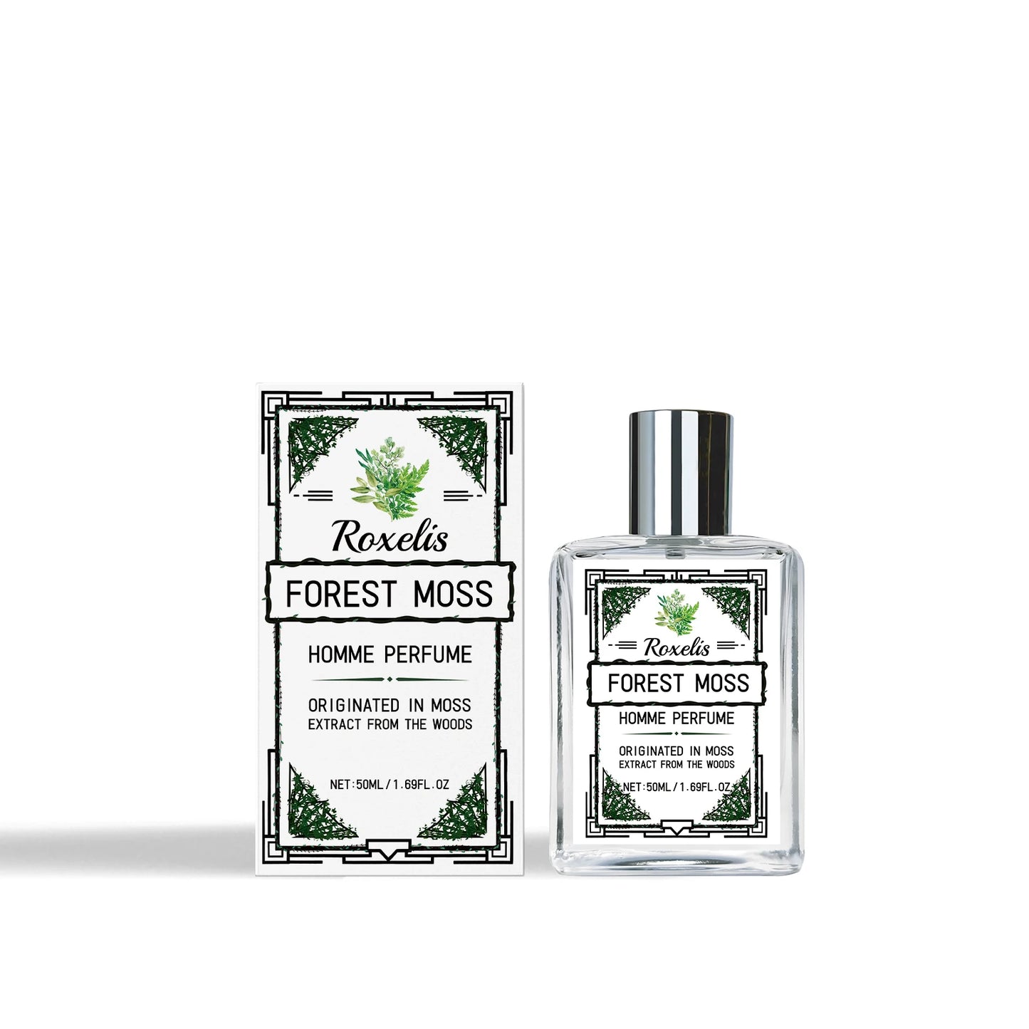 Roxelis Men's perfume Fresh Forest Gulong Wood Fragrance Elegant, Mild, Persistent, Charming, Gentle
