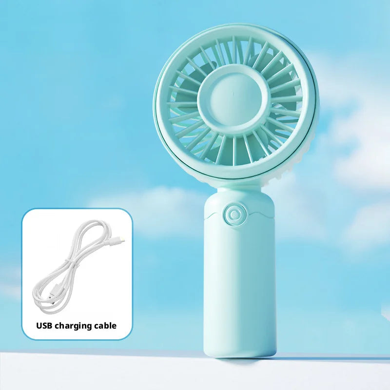 New Mini Fan Portable Mini USB Rechargeable Quiet Fans Table Makeup Eyelash Cooler Kids Outdoor Office Travel Air Cooler Fan NEW