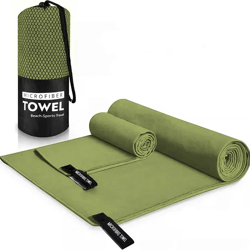 Quick-Drying Sports Towel 40x80/50x110cm Blue Grey Green Orange Swimming Gym Fitness Camping Running Beach Washcloth Towels