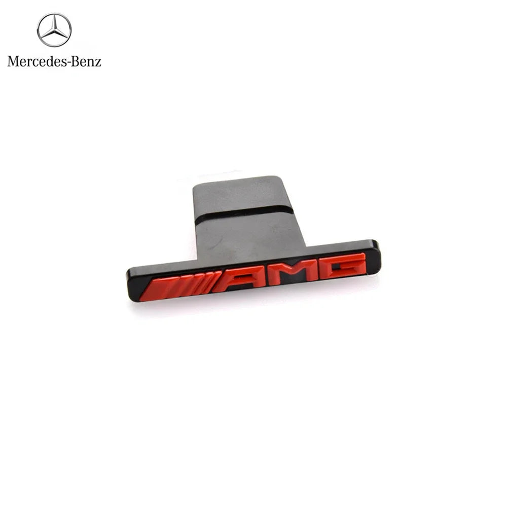1pc  3D AMG Logo Emblem Car Front Grille Badge Mercedes Benz Amg w211 W124 W169 W176 W177 W202 W203 W204 W205 W210 accessories