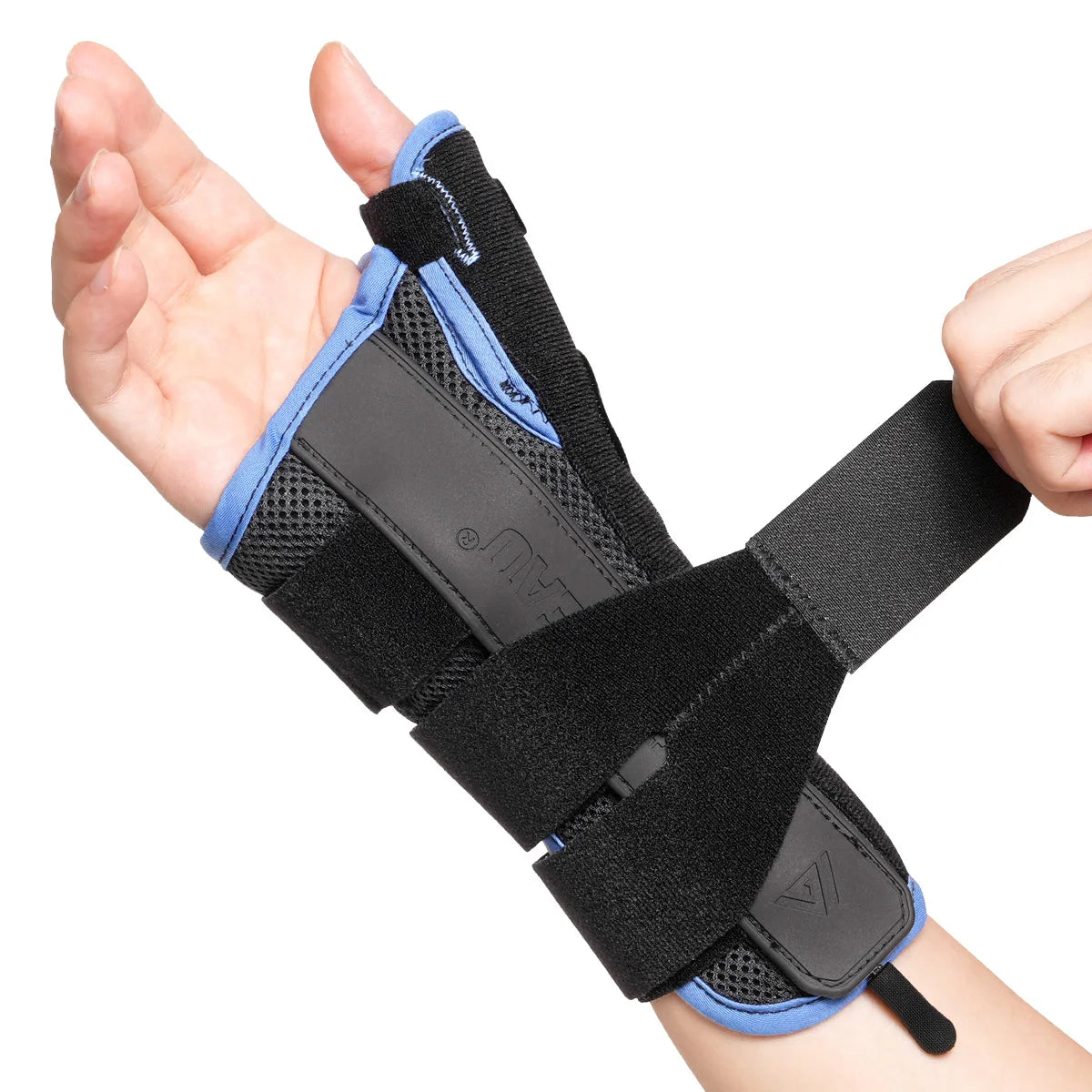 VELPEAU Wrist Brace with Thumb Support for Men Women, Breathable Wrist Splint for Arthritis Pain, Sprain and Hand Fixation