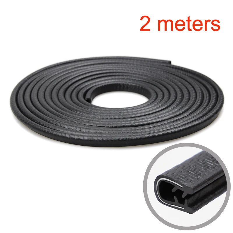 SEAMETAL Universal Car Door Edge Anti Scratch Protector 10M Sealing Strip Guard Trim Auto Door Protector Car-styling Accessories