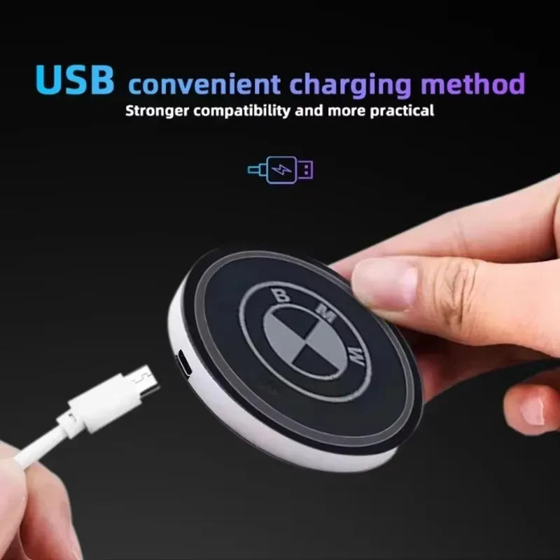 7 Color Car Cup Holder Light Luminous Coaster Water Cup Pad Accessories For BMW E46 E60 E90 E39 E87 E36 E92 E70 E91 X3 X5 X1 X2