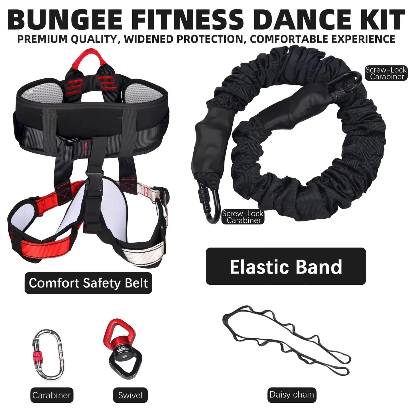 Heavy Bungee Fitness Kit Resistance Belt for Home Gym Yoga Rope Gravity Bungee Training Pro Tool for Home Gym Studio