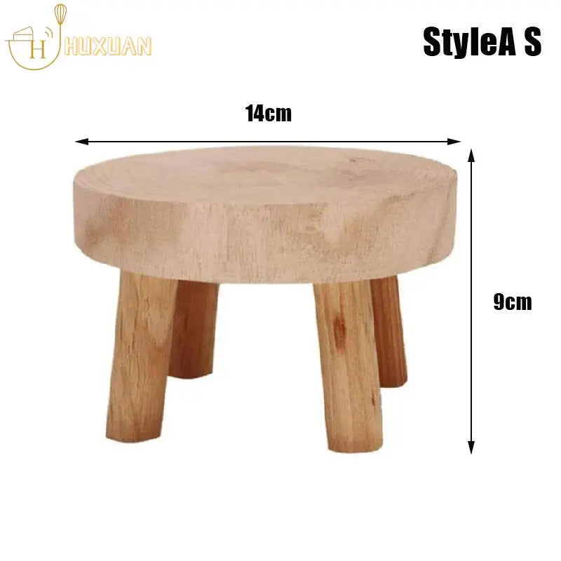 New Wooden Plant Stand Flower Pot Base Holder Stool Garden Flower Display
