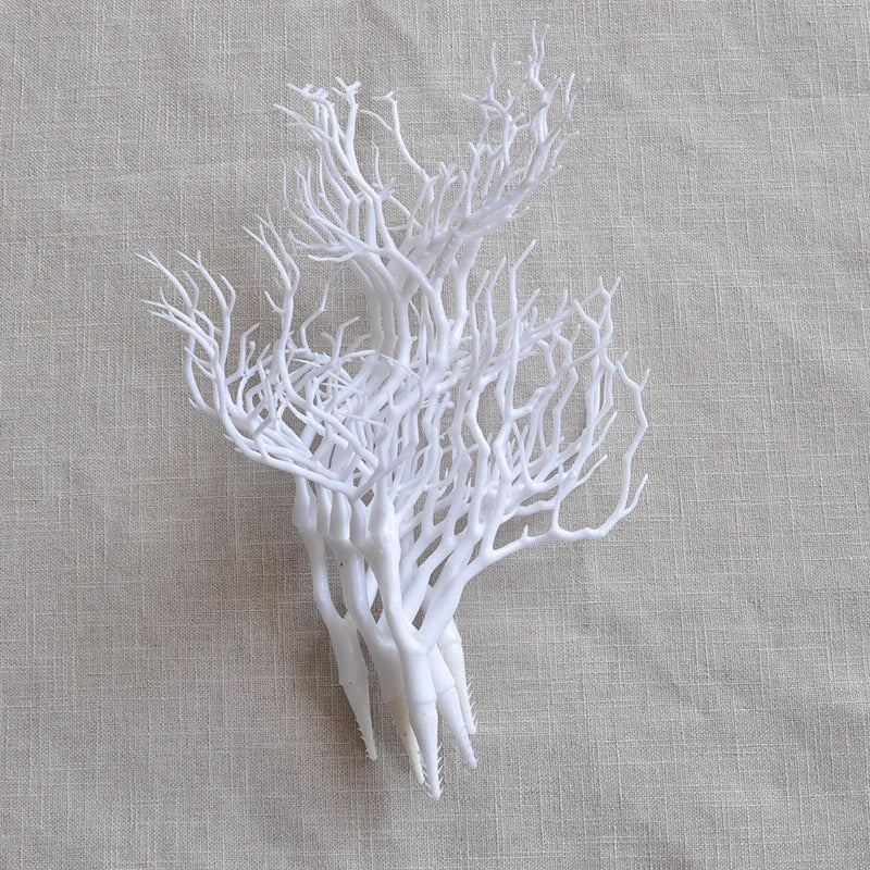 Simulated Small Tree Branches Plants Coral Antlers Living Room Christmas Ornaments DIY Plastic Accessories Decorative Shapes